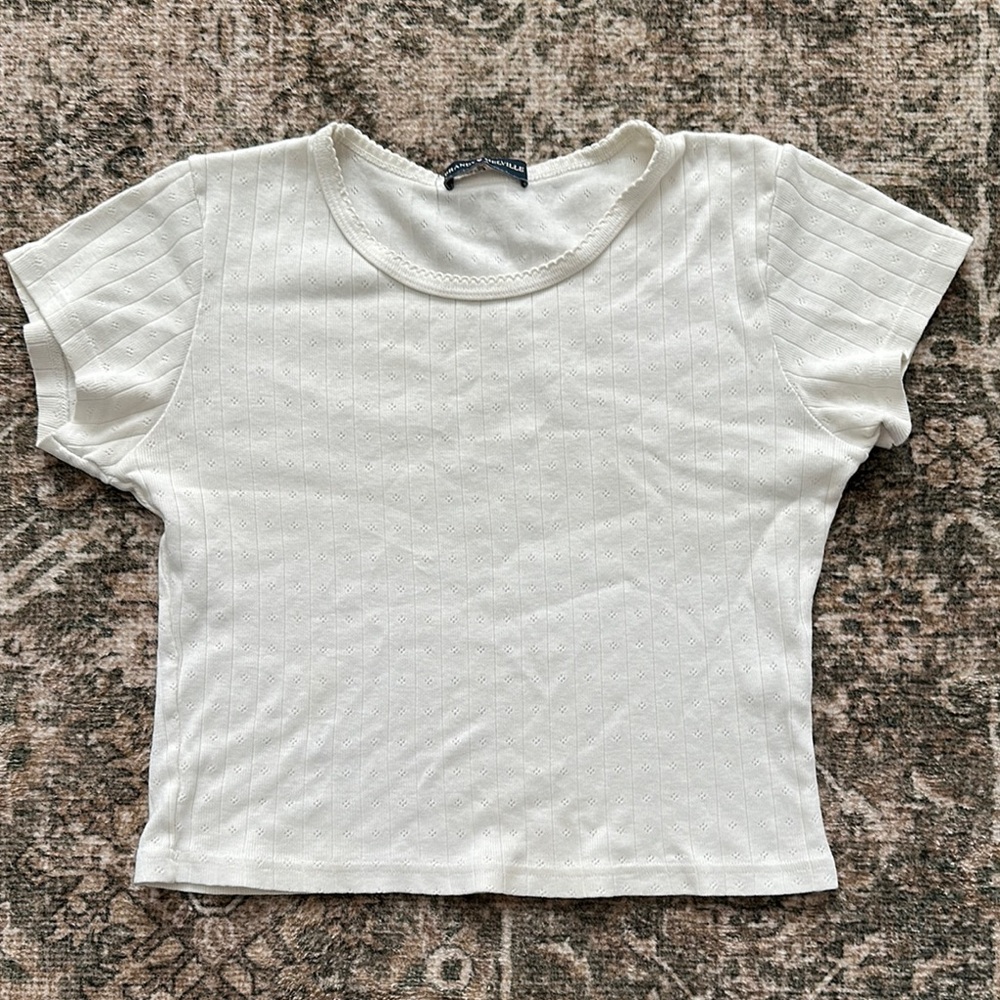 White Short Sleeve Top